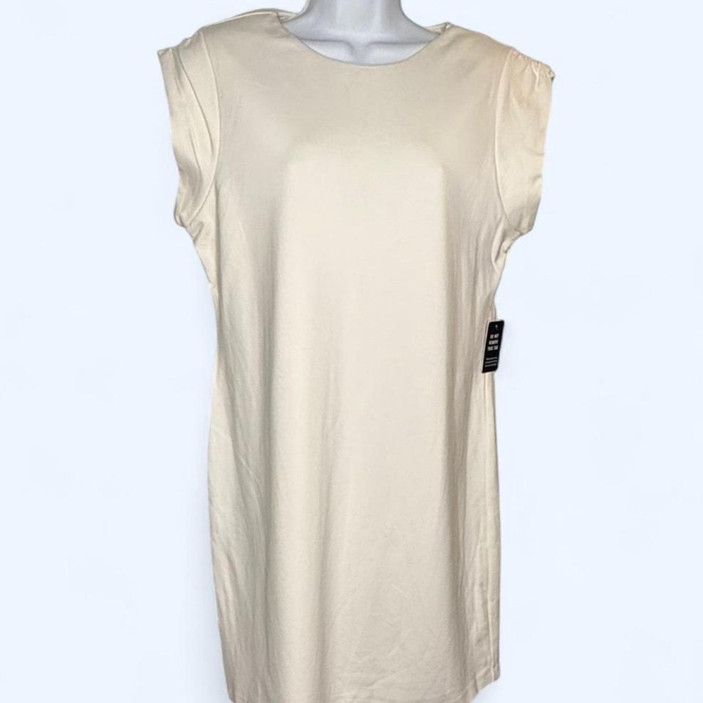 Express White Boxy Muscle Dress Mini